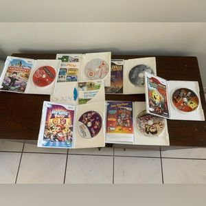 Bundle 6 Nintendo Wii Games Wii Play Monopoly Sims Party Sponge Bob